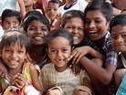 NGO distributing books and stationery to school children
